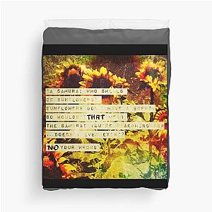 samurai champloo sunflower samurai  Fitted  Duvet Cover