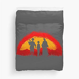 Samurai Champloo walking on sunset     Duvet Cover