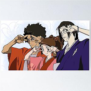 Samurai Champloo Mugen Fuu and Jin Spread 1 Poster