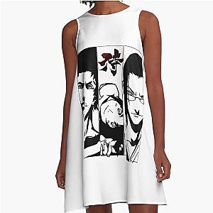 Japanese Fantasy Anime Samurai Champloo Characters A-line Dress