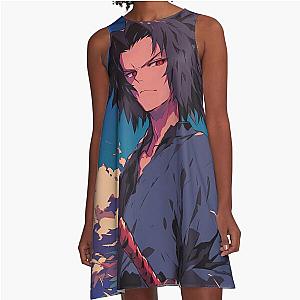 Sasuke Uchiha Anime Art Dress