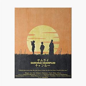 Samurai Champloo Sun Rise Poster Art Board Print