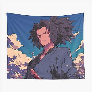 Fuu Samurai Champloo Sasuke Uchiha Naruto Shippuden Lone Avenger Anime Art Tapestry
