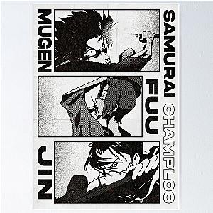 Samurai Champloo Half Tone Poster