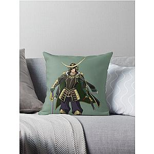 Samurai Warriors 4 Masamune Date Full Body (Anime Version) Throw Pillow