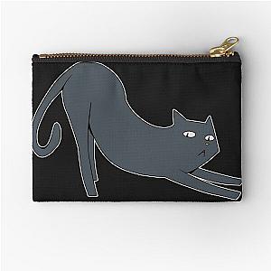 Weird and Funny Pose!- Miyaa the Cat <2> Zipper Pouch