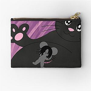 Friendship of Cat and Mouse Zipper Pouch