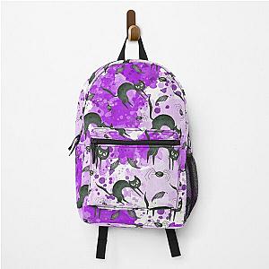 Halloween Pumpkin Witch Black Cat Candy Backpack