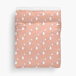 Cat and Cherry Blossoms  Duvet Cover