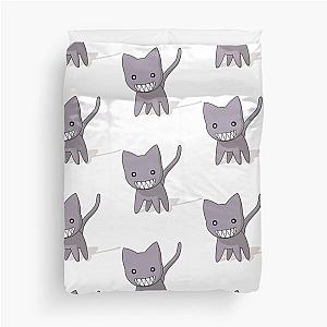 Grey Cat Kamineko Duvet Cover