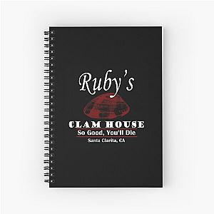 Santa Clarita Diet Ruby's Clams Spiral Notebook