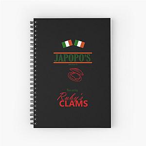 Santa Clarita Diet - Japopo's Clams (Pale Bg) Essential  Spiral Notebook