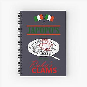 Santa Clarita Diet Japopo S Clams Pale Bg 40 Unisex T Or Women Vintage Retro For Spiral Notebook