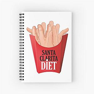 Santa Clarita Diet finger fries Spiral Notebook