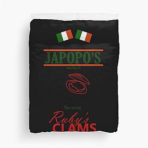 Santa Clarita Diet - Japopo's Clams (Pale Bg) Essential  Duvet Cover