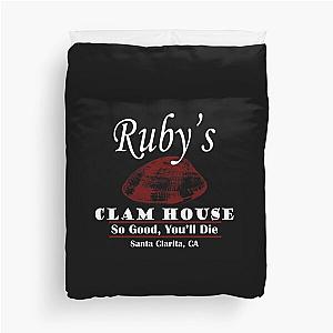 Santa Clarita Diet Ruby's Clams Duvet Cover