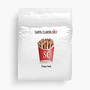 santa clarita diet finger food Duvet Cover