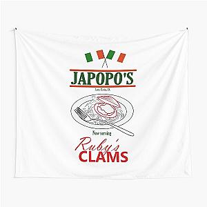 Santa Clarita Diet  Japopo S Clams  Pale Bg  40  for Men Or Women Vintage Retro for Tapestry