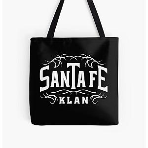 Santa Fe Klan Reggaeton Latino Gang Latin Trap Hip Hop White All Over Print Tote Bag