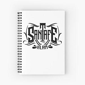 Santa Fe Klan Reggaeton Latino Gang Latin Trap Hip Hop Spiral Notebook