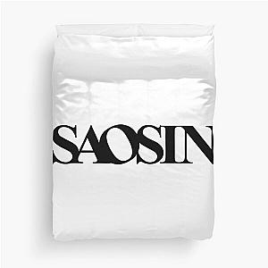 Saosin icon black Duvet Cover