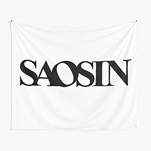 Saosin icon black Tapestry