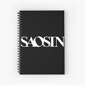 Saosin icon white Spiral Notebook