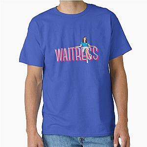 Sara Bareilles sitting on Waitress the Musical logo Broadway West End Classic T-Shirt