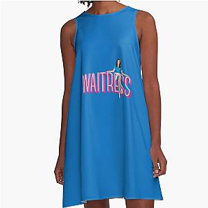 Sara Bareilles sitting on the Waitress Musical A-Line Dress