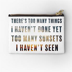 Many Miles - Sara Bareilles Zipper Pouch