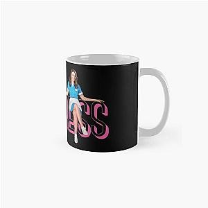 Sara Bareilles sitting on Waitress Musical logo - Broadway West End Classic Mug