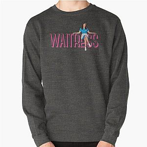 Sara Bareilles sitting on Waitress the Musical Pullover Sweatshirt