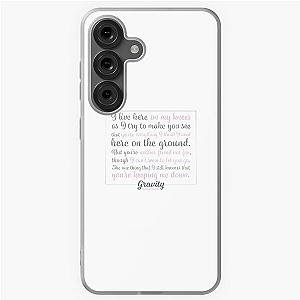 Gravity by Sara Bareilles Samsung Galaxy Case