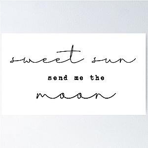 Send Me the Moon Wall Print Sara Bareilles Lyric Quote Poster