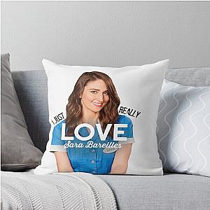 I just love Sara Bareilles Throw Pillow