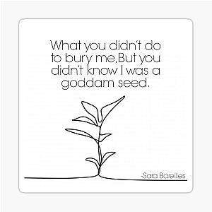 Sara Bareilles Lyrics Sticker