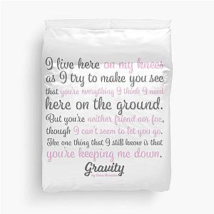 Gravity by Sara Bareilles Duvet Cover