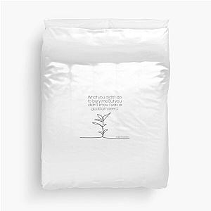 Sara Bareilles Lyrics Duvet Cover