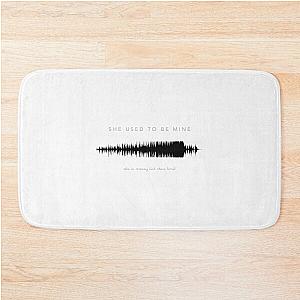 She Used to Be Mine (sung by Sara Bareilles) Soundwave Bath Mat