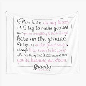 Gravity by Sara Bareilles Tapestry