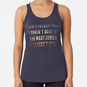 Many Miles Sara Bareilles Racerback Tank Top
