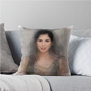 Sarah Silverman Portrait Throw Pillow