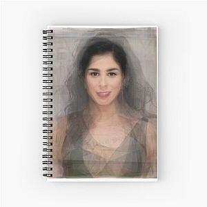 Sarah Silverman Portrait Spiral Notebook