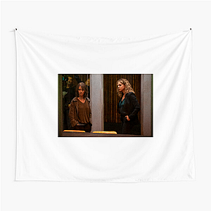 Sara - Woman in the Shadows Unveiling Secret Paths Sara Woman In The Shadows Tapestries