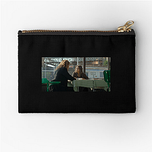 Sara - Woman in the Shadows Where Shadows Guard Truth Sara Woman In The Shadows Zipper Pouches