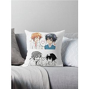 Sasaki and Miyano pack Throw Pillow