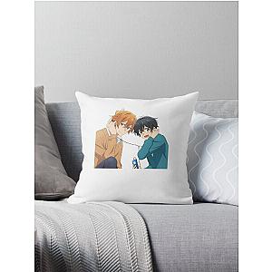 sasaki and miyano  Throw Pillow