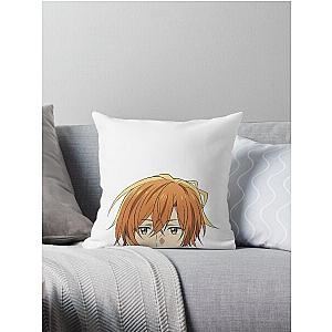 sasaki and miyano Peeker Throw Pillow