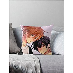 Sasaki and Miyano Manga Art Throw Pillow