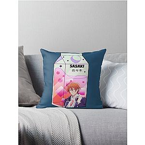 Sasaki Milk - Sasaki and Miyano anime    Throw Pillow